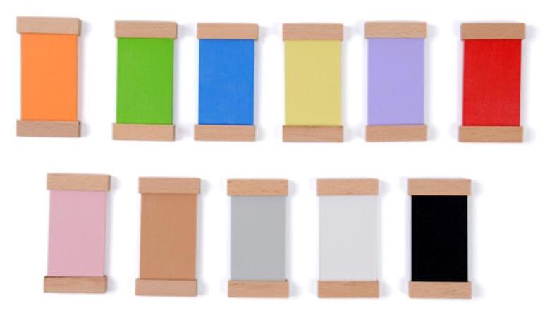 Farben lernen im Kindergartenalter mit dem Montessori Farbkasten 2