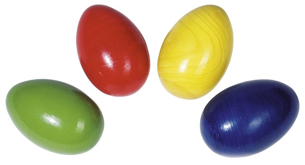 Klangentdeckung und musikalische Früherziehung mit dem Montessori Maracas-Ei aus Holz