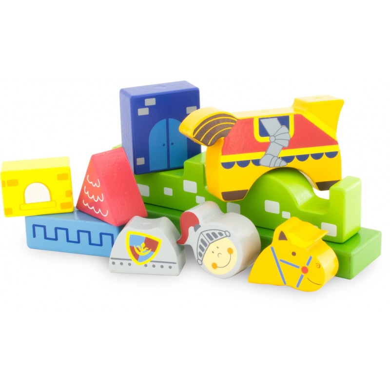 Montessori Magnetpuzzle Ritter mobile Spielszene