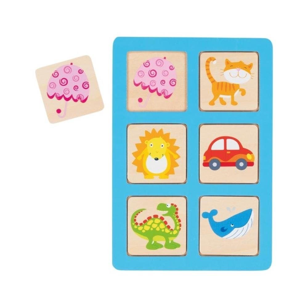 Bilderlotto und Memo aus Holz – Montessori-Spiel mit 28 Teilen - Ansicht 5