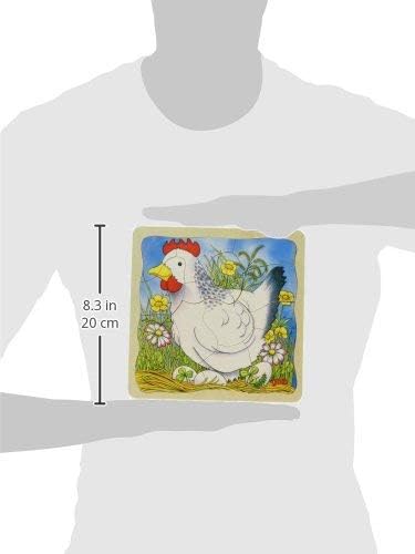 Puzzle Huhn aus Holz – Lebenszyklus vom Ei zum Huhn in 4 Schichten - Ansicht 6